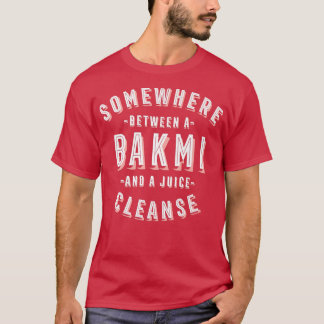 T-shirt Funny Bakmi et un nettoyage de jus de fruits Bami 