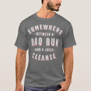 T-shirt Funny Bao Bun et un nettoyage de jus Pork Bun véga