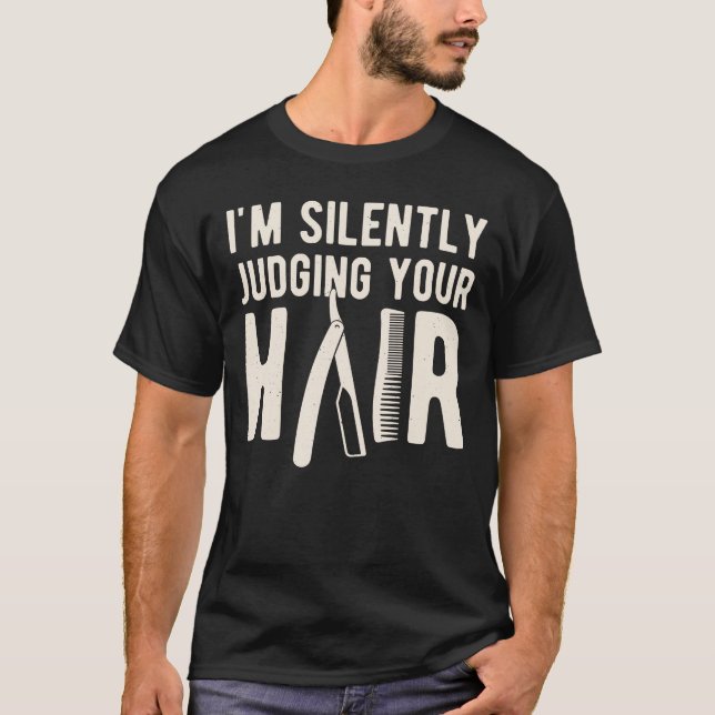 T-shirt Funny Barber (Devant)