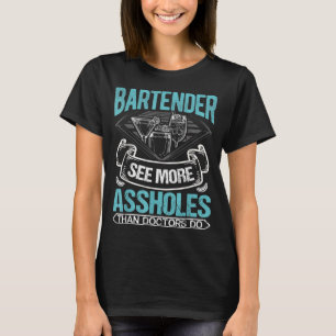 T-shirt Funny Bartending Barkeeper J'Ai Tiré Les Gens Witr