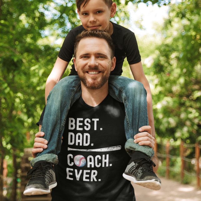 T-shirt Funny Baseball Dad Coach (Créateur téléchargé)