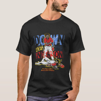 T-shirt Funny Baseball Down Va Anderson Chemise Pour Les H