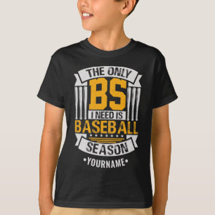 T-shirt Funny Baseball Sarcasme