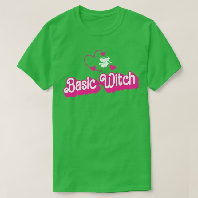 T-shirt Funny Basic Sorcière Lazy Costume Filles Femmes Dr (Design devant)