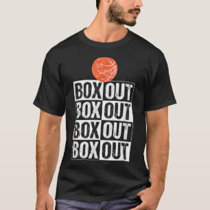 T-shirt Funny Basketball entraîneur T boîte à cadeaux deho