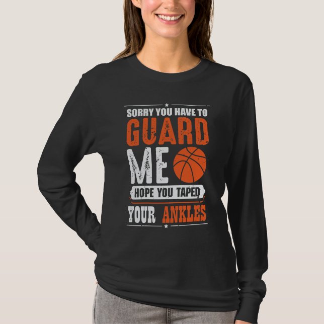T-shirt Funny Basketball Player Team Sport Trash (Devant)