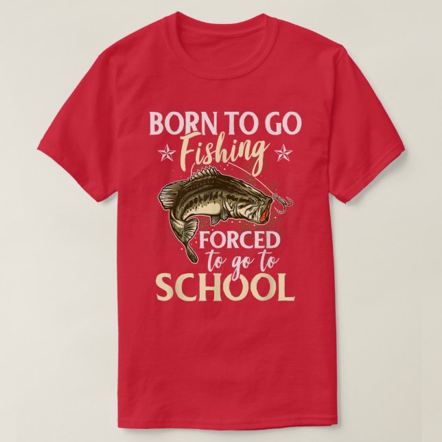 T-shirt Funny Basse Pêche Graphique Enfants Filles Garçons (Design devant)