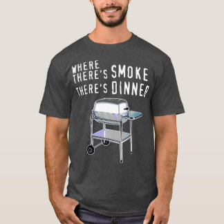T-shirt Funny BBBQ Grill PK Grill Fumeur Barbecue