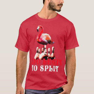 T-shirt Funny Bbowling flamingo dix pin Bowling joueur Gif