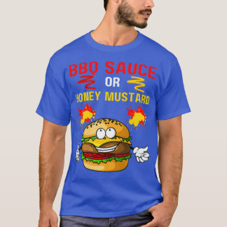 T-shirt Funny BBQ Sauce or Honey Mustard Cookout Family