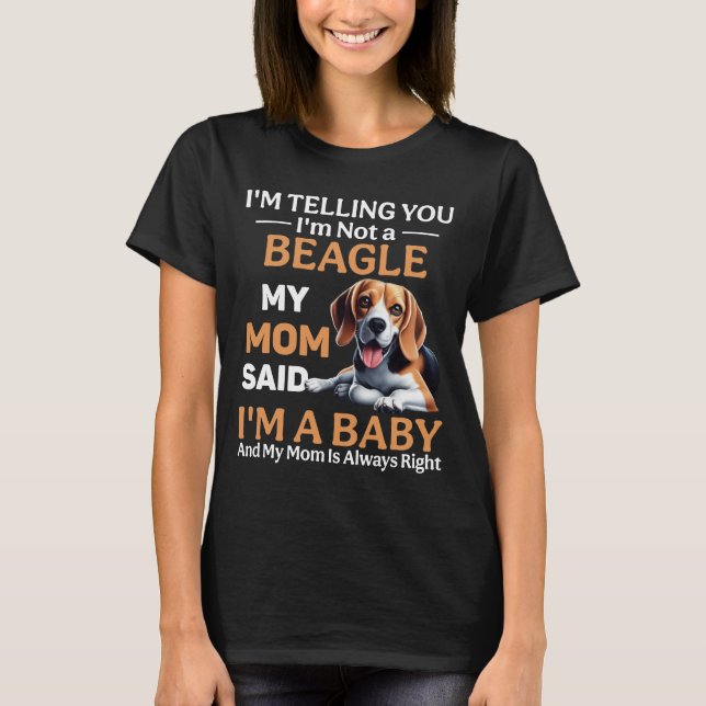 T-shirt Funny Beagle (Devant)