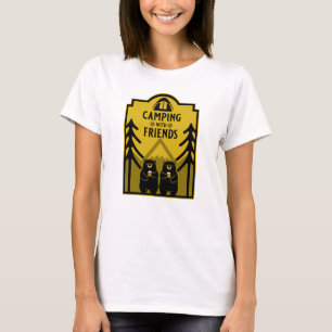 T-shirt Funny Bear Camp Adventure Canada