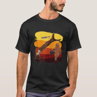 T-shirt Funny Beaver Zip