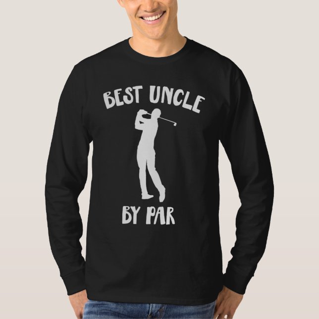 T-shirt Funny Best Uncle By Par Par Golf Cadeau (Devant)