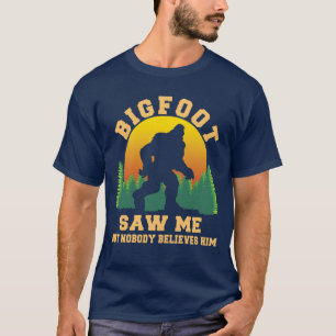 T-shirt Funny Bigfoot M'A Vu Sasquatch Cryptozoologie Yeti
