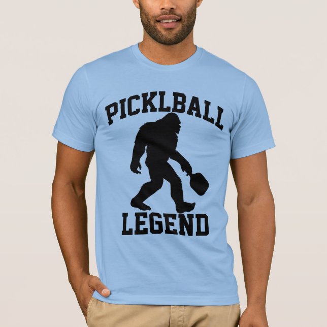 T-shirt Funny Bigfoot Pickleball Legend (Devant)