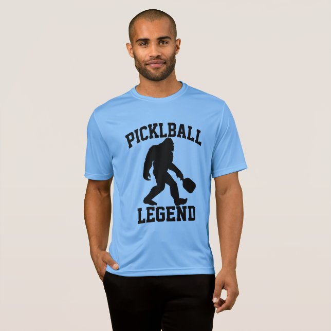 T-shirt Funny Bigfoot Pickleball Legend (Devant entier)