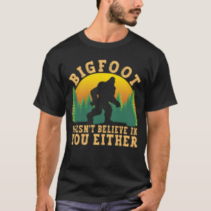 T-shirt Funny Bigfoot Sasquatch Yeti Cryptozoologie