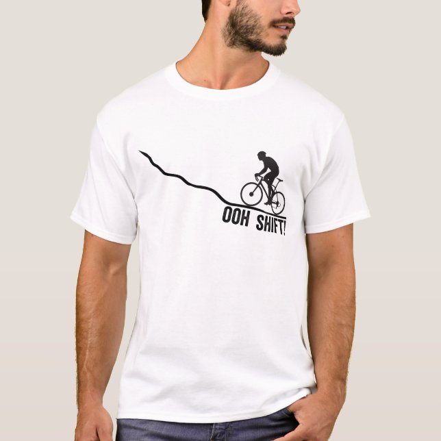 T-shirt Funny Biker Utiliser Shifters (Devant)