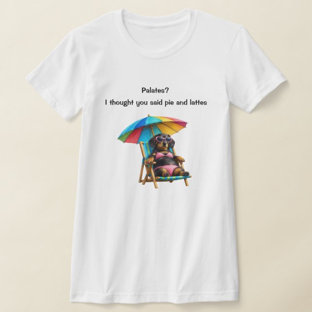 T-shirt Funny Bikini Dachshund  (Poser)
