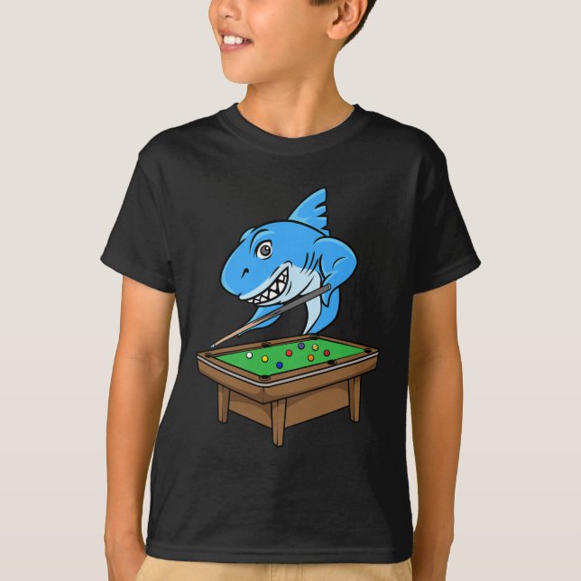 T-shirt Funny Billard Pool Shark Hall Snooker Joke Billi (Devant)