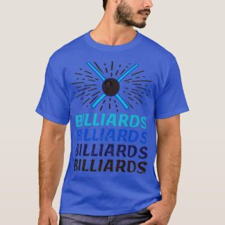 T-shirt Funny Billiards Chemise Vintage Retro CadeauTShirt