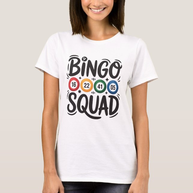 T-shirt Funny Bingo Lover Design – Bingo Player Gift (Devant)