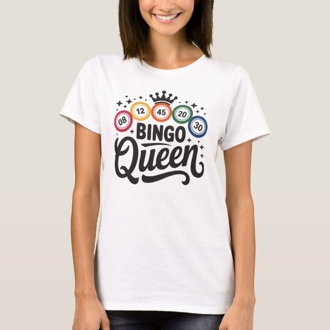 T-shirt Funny Bingo Lover Design – Bingo Player Gift (Devant)