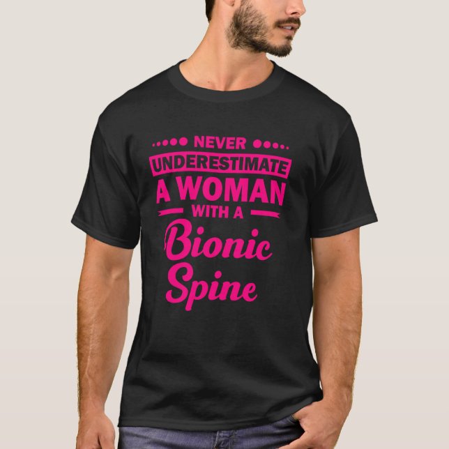 T-shirt Funny Bionic Spine Surgery (Devant)