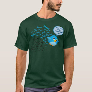 T-shirt Funny Bird Social Media toto Parody