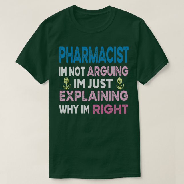 T-shirt Funny Birthday Pharmacist Funny Pharmacist Don Fu (Design devant)