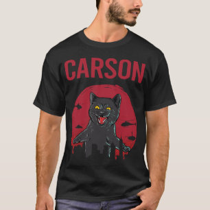 T-shirt Funny Black Cat Carson