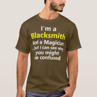 T-shirt Funny Blacksmith Job Title Forge Career Metalworke