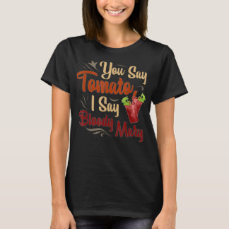 T-shirt Funny Bloody Mary Tomato Mens & Femmes