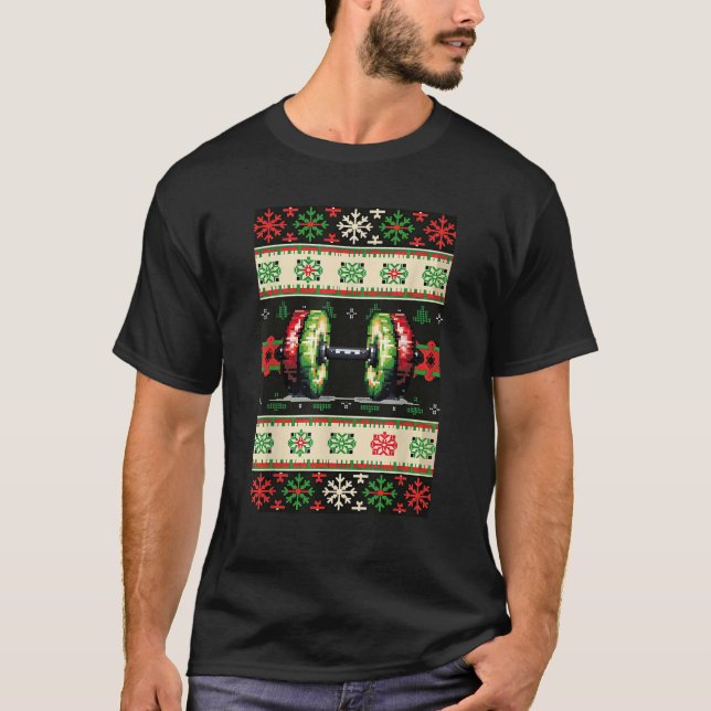 T-shirt Funny Bodybuilding Douille moche haltérophile (Devant)