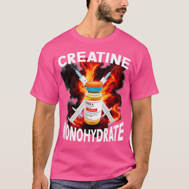 T-shirt Funny Bodybuilding Poids Creatine Monohydr (Devant)