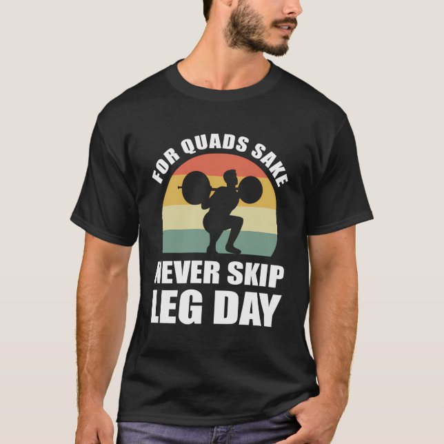 T-shirt Funny Bodybuilding Weightlifter (Devant)