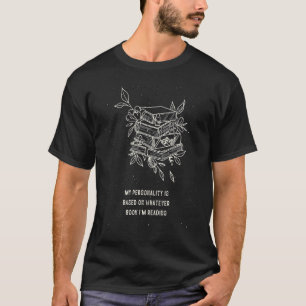 T-shirt Funny Book Lover Bookish Fiction Librarian Anglais