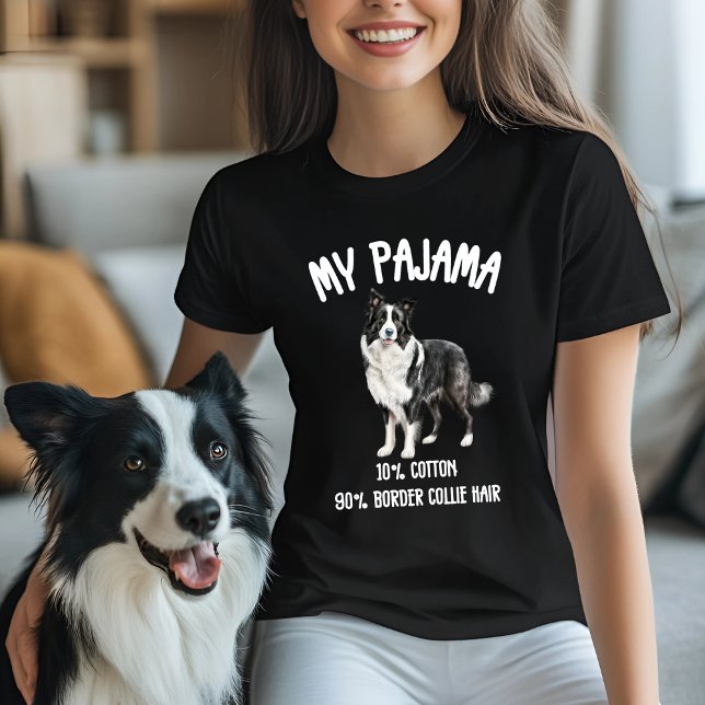 T-shirt Funny Border Collie Pajama (Créateur téléchargé)