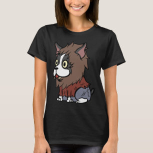 T-shirt Funny Boston Terrier Effrayant Werewolf Costume Ha