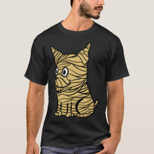 T-shirt Funny Boston Terrier Scary Mummy Costume Halloween