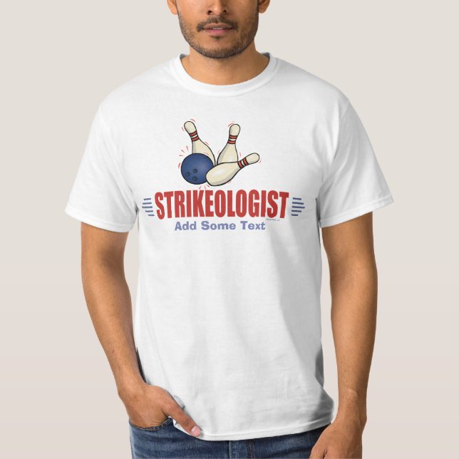 T-shirt Funny Bowling (Devant)