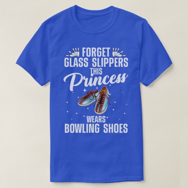 T-shirt Funny Bowling Design For Women Girls Bowling Shoes (Design devant)