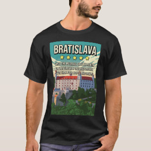 T-shirt Funny Bratislava Slovaquie Review 5 étoiles Pos de