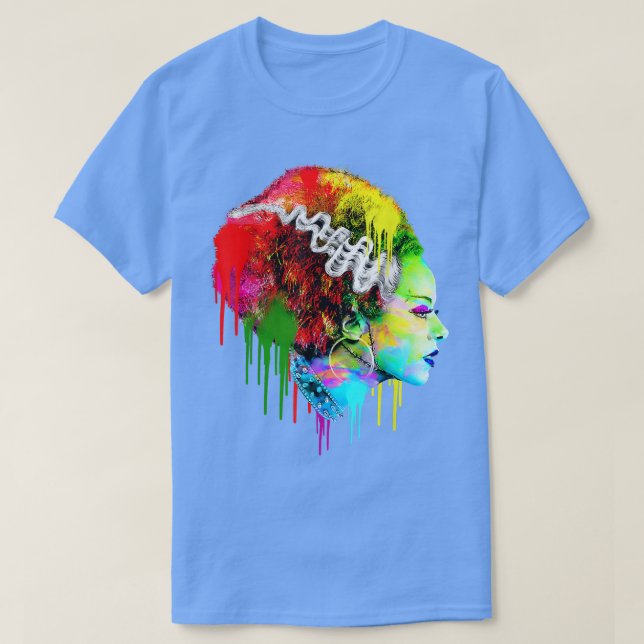 T-shirt Funny Bride Halloween  (Design devant)