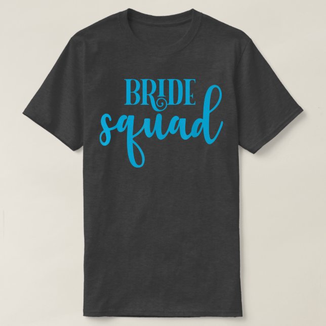T-shirt Funny Bridesmaid Bride Bachelorette Party Bride Sq (Design devant)