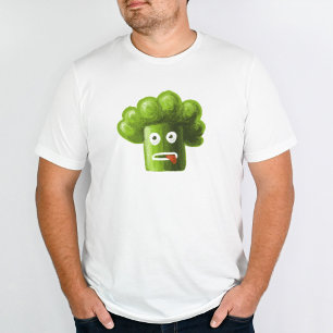 T-shirt Funny Broccoli Crazy Plante végétarien Vegetarian