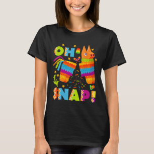 T-shirt Funny Broken Pinata Oh Snap Cinco De Mayo Mexique