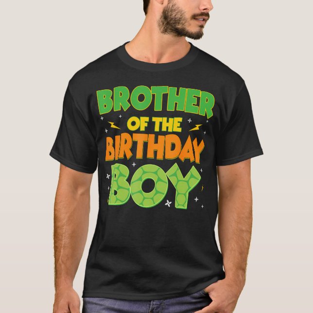 T-shirt Funny Brother Of The Birthday Boy Cool Birthday Fa (Devant)