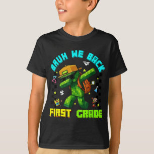 T-shirt Funny Bruh We Back First Grade Dabbing Gamers Boys